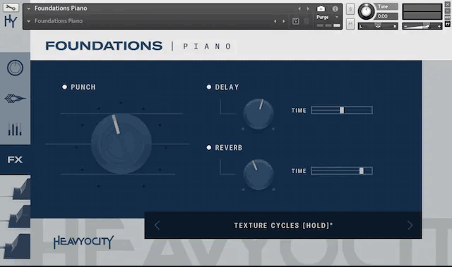 Heavyocity Foundations Pianoのエフェクト