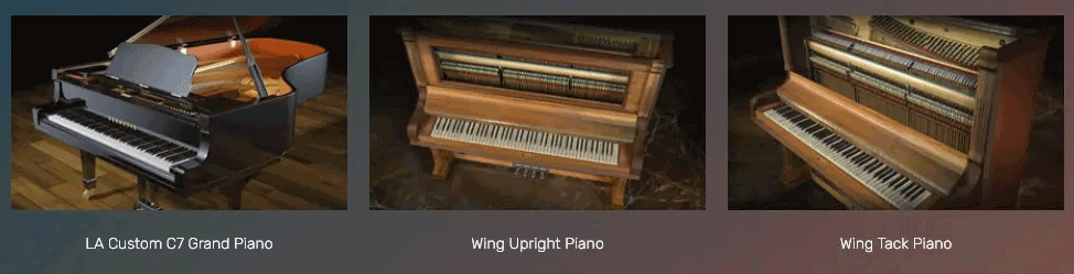 keyscapeのアコースティックピアノ